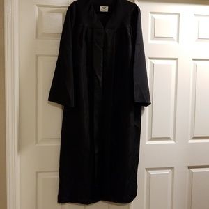 Black Matt Graduation Gown